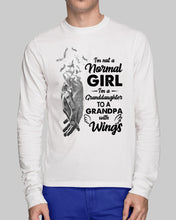 Load image into Gallery viewer, A Granddaughter To A Grandpa With Wings Handheld Gift For Granddaughter Unisex Long Sleeve
