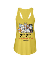 Load image into Gallery viewer, 2020 The Year When Shit Got Real Special Custom Design Ladies Flowy Tank
