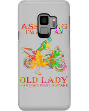 Load image into Gallery viewer, Assuming I'm Just An Old Lady Loves Motorbike For Sport Lovers Phone case
