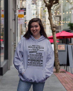 A Spoiled Husband Of    June Freaking Awesome Wife For Birthday Gift Hoodie