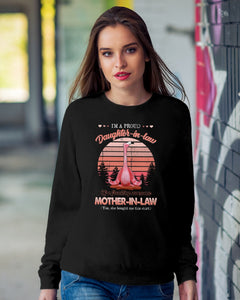 I'm A Proud Daughter In Law Vintage Design Gift For Family Sweatshirt