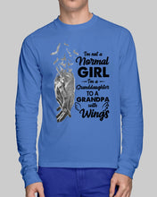 Load image into Gallery viewer, A Granddaughter To A Grandpa With Wings Handheld Gift For Granddaughter Unisex Long Sleeve
