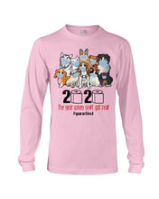 Load image into Gallery viewer, 2020 The Year When Shit Got Real Special Custom Design Unisex Long Sleeve
