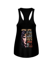 Load image into Gallery viewer, Birthday Gift For April Girl My Scars Tell A Story They're Reminders Ladies Flowy Tank
