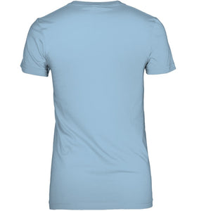A Good Day Starts With Tea And Garden  Special Custom Design Ladies V-Neck