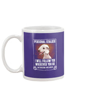 Load image into Gallery viewer, Bedlington Terrier Personal Stalker St. Patrick's Day Printed Mug Mug
