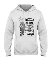 Load image into Gallery viewer, A Granddaughter To A Grandpa With Wings Handheld Gift For Granddaughter Hoodie
