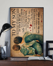 Load image into Gallery viewer, Believe Deep In Your Heart Dad Gift For Son Vertical Poster
