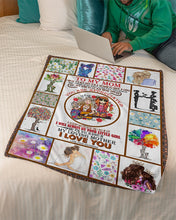 Load image into Gallery viewer, Always Be My Loving Mother Hippie Daughter Gift For Mom Fleece Blanket
