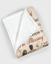 Load image into Gallery viewer, Always In My Heart Hand In Hand Custom Name Gift For Husband Fleece Blanket
