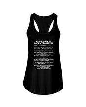 Load image into Gallery viewer, Application To Date My Daughter Funny Gifts Ladies Flowy Tank
