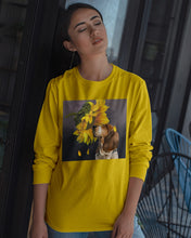Load image into Gallery viewer, Basset Hound With Sunflower Special Custom Design For Dog Lovers Unisex Long Sleeve
