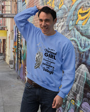 Load image into Gallery viewer, A Granddaughter To A Grandpa With Wings Handheld Gift For Granddaughter Sweatshirt
