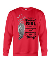 Load image into Gallery viewer, A Granddaughter To A Grandpa With Wings Handheld Gift For Granddaughter Sweatshirt
