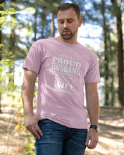 Load image into Gallery viewer, A Proud Husband Of A Freaking Awesome Wife Gift For Family Guys Tee
