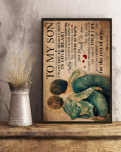 Load image into Gallery viewer, Believe Deep In Your Heart Dad Gift For Son Vertical Poster

