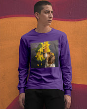 Load image into Gallery viewer, Basset Hound With Sunflower Special Custom Design For Dog Lovers Unisex Long Sleeve
