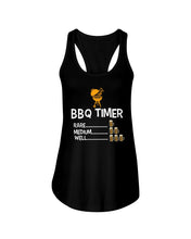 Load image into Gallery viewer, Bbq Timer Rare Medium Well Funny Gift For Friends Ladies Flowy Tank
