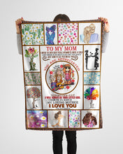 Load image into Gallery viewer, Always Be My Loving Mother Hippie Daughter Gift For Mom Fleece Blanket
