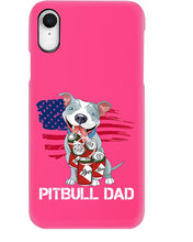 Load image into Gallery viewer, Black Phone Case Pitbull Dad Gift For Pitbull Lovers Phone case
