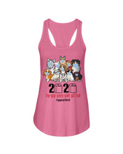 Load image into Gallery viewer, 2020 The Year When Shit Got Real Special Custom Design Ladies Flowy Tank
