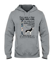 Load image into Gallery viewer, A Girl Really Loved Dogs And Tattoos  Unique Custom Design Hoodie
