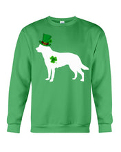 Load image into Gallery viewer, Australian Kelpie Lucky Leprechaun St. Patrick's Day Color Changing Mug Sweatshirt
