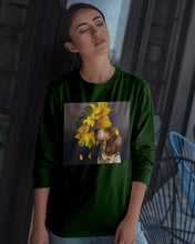 Load image into Gallery viewer, Basset Hound With Sunflower Special Custom Design For Dog Lovers Unisex Long Sleeve
