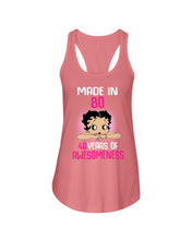 Load image into Gallery viewer, Black Phone Case Made In 80 40 Years In Awesomeness For Friends Ladies Flowy Tank
