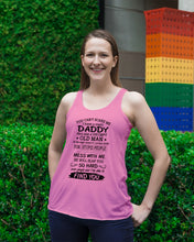 Load image into Gallery viewer, You Can&#39;t Scare Me I Have A Crazy Daddy Ladies Flowy Tank
