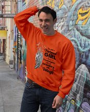 Load image into Gallery viewer, A Granddaughter To A Grandpa With Wings Handheld Gift For Granddaughter Sweatshirt

