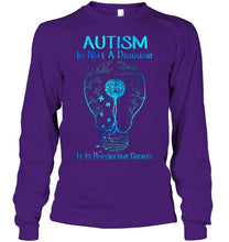 Load image into Gallery viewer, Autism Is Not A Disease It's Borderline Genius Special Custom Design Unisex Long Sleeve
