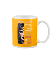 Load image into Gallery viewer, Birthday Gift For April Girl My Scars Tell A Story They're Reminders Mug

