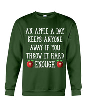 Load image into Gallery viewer, An Apple A Day Keeps Anyone Away Special Custom Design Sweatshirt
