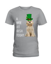 Load image into Gallery viewer, American Cocker Spaniel Irish Today Green St. Patrick's Day Printed Mug Ladies Tee
