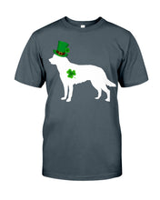 Load image into Gallery viewer, Australian Kelpie Lucky Leprechaun St. Patrick's Day Color Changing Mug Guys Tee

