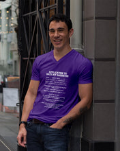 Load image into Gallery viewer, Application To Date My Daughter Funny Gifts Guys V-Neck
