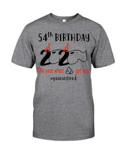 Load image into Gallery viewer, 54th  Birthday Gift 2020 The Year When Shit Got Real Trending Guys Tee
