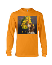 Load image into Gallery viewer, Basset Hound With Sunflower Special Custom Design For Dog Lovers Unisex Long Sleeve
