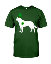 Load image into Gallery viewer, Australian Kelpie Lucky Leprechaun St. Patrick's Day Color Changing Mug Guys Tee
