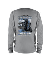 Load image into Gallery viewer, April Grumpy Old Man Will Shoot You Trending For Birthday Gift Unisex Long Sleeve
