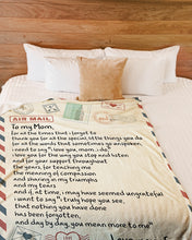 Load image into Gallery viewer, You Mean More To Me Mail Letter Son Gift For Mom Fleece Blanket
