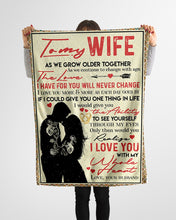 Load image into Gallery viewer, As We Grow Older Together Gift For Wife Fleece Blanket
