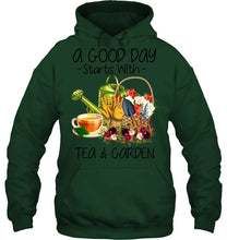 Load image into Gallery viewer, A Good Day Starts With Tea And Garden  Special Custom Design Hoodie
