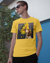 Load image into Gallery viewer, Basset Hound With Sunflower Special Custom Design For Dog Lovers Guys Tee
