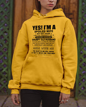 Load image into Gallery viewer, A Spoiled Wife Of An Awesome Grumpy Old Husband Trending Hoodie
