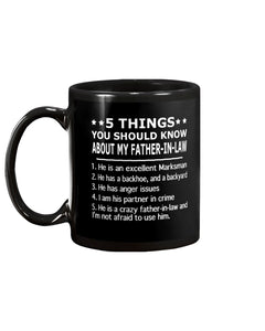 5 Things You Should Know About My Father In Law Gift For Men Excellent Marksman Mug
