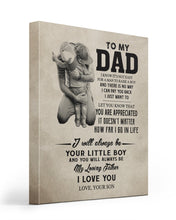 Load image into Gallery viewer, Always Be My Loving Father Son Gift For Daddy A Hug Matte Canvas
