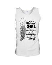Load image into Gallery viewer, A Granddaughter To A Grandpa With Wings Handheld Gift For Granddaughter Unisex Tank Top
