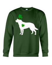 Load image into Gallery viewer, Australian Kelpie Lucky Leprechaun St. Patrick's Day Color Changing Mug Sweatshirt
